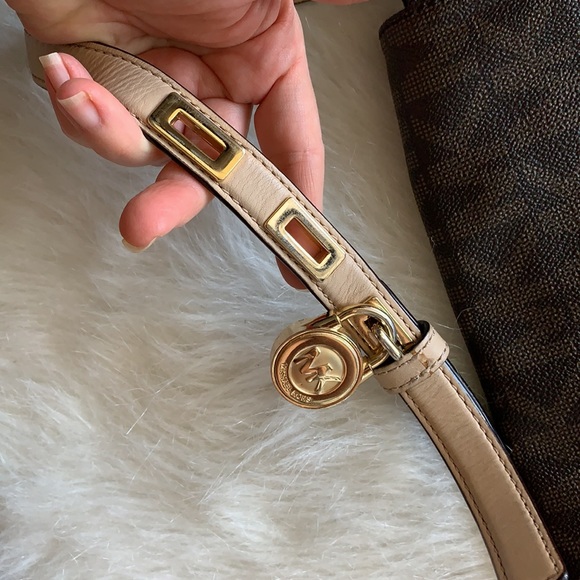 Michael Kors | brown MK Satchel Crossbody Bag - Picture 9 of 16